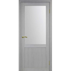 Дверь межкомнатная Турин 502 дуб серый стекло