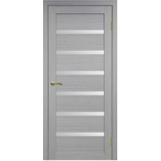 Дверь межкомнатная Турин 507 дуб серый стекло