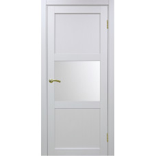 Дверь межкомнатная Турин 530 белый лёд стекло