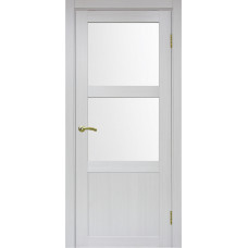 Дверь межкомнатная Турин 530 (2) ясень серебристый стекло