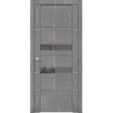 Дверь межкомнатная Uniline Mramor 30037/1 торос серый зеркало