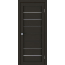 Дверь межкомнатная Модерн 10005 каштан стекло