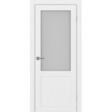 Дверь межкомнатная Турин 502 белый лёд стекло