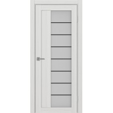 Дверь межкомнатная Турин 524 АСС  молдинг SG ясень серебристый стекло