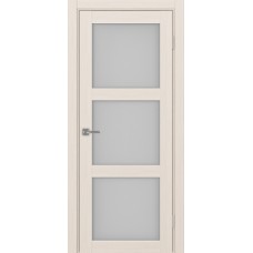 Дверь межкомнатная Турин 530 (3) ясень перламутровый стекло