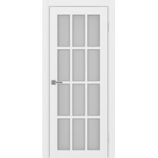 Дверь межкомнатная Турин 542 белый лёд стекло