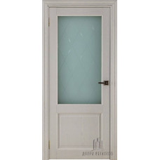 Дверь межкомнатная Версаль 40004 ясень перламутр стекло