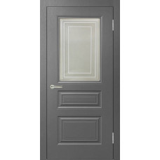 Дверь межкомнатная Роял 3 серый стекло