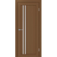 Дверь межкомнатная Турин 525 АПС молдинг SC орех стекло