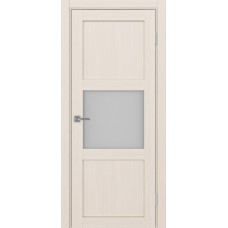 Дверь межкомнатная Турин 530 ясень перламутровый стекло