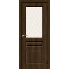 Дверь межкомнатная Скинни-15 венге стекло