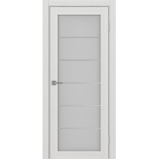 Дверь межкомнатная Турин 501 АСС  молдинг SC ясень серебристый стекло