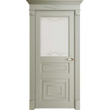 Дверь межкомнатная Флоренс 62001 серена светло-серый стекло