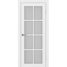 Дверь межкомнатная Турин 541 белый лёд стекло
