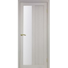 Дверь межкомнатная Турин 521 белый лёд стекло