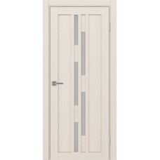 Дверь межкомнатная Турин 551 ясень перламутровый стекло