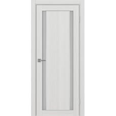 Дверь межкомнатная Турин 522 АПС молдинг SC ясень серебристый стекло