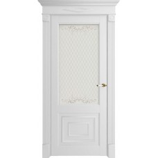Дверь межкомнатная Флоренс 62002 серена белый стекло