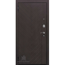 Дверь входная Вектор Лофт Z Зеркало Maxi, цвет горький шоколад, панель - вектор лофт z зеркало цвет белый ясень