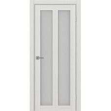 Дверь межкомнатная Турин 521.22 ясень серебристый стекло