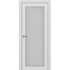 Дверь межкомнатная Турин 501 ясень серебристый стекло